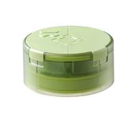 Travel Pill Box, Portable Pill Box With 3 Compartments, Small 3-Compartment Foldable Cup, Travel Pills Holder Supplement Organizer For Home Office School Gym Camping Hiking Picnic
