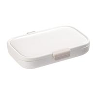 Travel Pill Organizer, 7 Day Medicine Case with 8 Pill Conteners, 5,12 x 3,15 x 0,91 pulgadas Portable Compact Sturdy 3 Times A Day Medicine Planner for Shoulder Bag and Schoolbag
