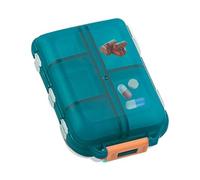 Travel Pill Organizer l Portable Pill Case l Travel Medicine Organizer l Compact Pill Box l Travel-Friendly Weekly Pill Organizer Compact & Portable Design for Travel & Daily Use