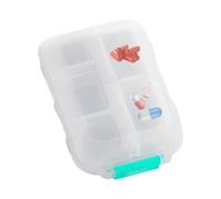 Travel Pill Organizer l Portable Pill Case l Travel Medicine Organizer l Compact Pill Box l Travel-Friendly Weekly Pill Organizer Compact & Portable Design for Travel & Daily Use