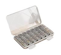 Travel Pill Organizer, Portable Tablet and Supplement Holder, Airtight Medicine Storage Case, Compact Pharmacy Dispenser for Home, Work, and Convenient on the Go Use