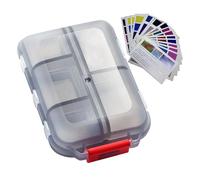 Travel Pill Organizer | Portable Travel Pill Container Medicine Pill Organizer | Medicine Storage Box Compact Travel Pill Case for Travel, Work, Camping, Daily Medication Organizer for Travel Use