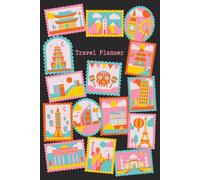 Travel Planner: Organize Your Adventures Around the World - Colourful Stamps