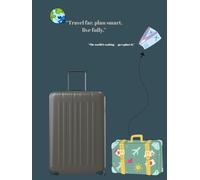 Travel Planner: Travel Far, Plan Smart, Live Full: Organized Travel Notebook for Trips & Adventures: Plan Your Trips, Track Itinerary & Explore with Purpose