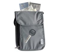 Travel Pouch, Waterproof Nylon Signal Blocking Bag, Anti Theft Passport Holder, Faraday Pouch, Neck Strap, Secure Travel Wallet for Airports Vacations Business Trips