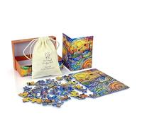 Travel Puzzles - Sunrise in the Savannah - Rompecabezas de viaje compacto y portátil - 88 piezas - Puzles para adultos y niños a partir de 14 años