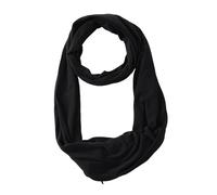 Travel Scarf, Zipper Pocket Scarf, Hidden Storage Cloth, Lightweight Neck Wrap, Secure Needs Holder, Ideal for Airplane Outdoor Use, 70.87x9.84 Inches, Black Color, 1 Piece