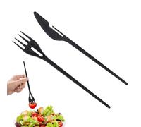 Travel School Camping Work Adults Backpacking Picnic Outdoor Daily Life | Portable Utensil Set,Camping Chopsticks Fork Knives - Reusable Tableware Cutlery Portable
