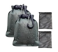 Travel Seifensäckchen, Regerly 2 Stück Wasserdicht Seifenhülle Multifunktionaler Wasserdichter und auslaufsichere Seifenbeutel mit Netzbeutel aus Schaumstoff und Haken für Reisen Camping Outdoor