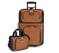 Travel Select Amsterdam Equipaje expandible con Ruedas, Naranja, Juego de 2 Piezas, Equipaje Vertical Extensible Amsterdam, Orange, Talla única, Equipaje Vertical Extensible Amsterdam