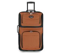 Travel Select Amsterdam Equipaje Vertical Enrollable Extensible, Naranja, Checked-Medium 25-Inch, Equipaje Vertical Extensible con Ruedas Amsterdam