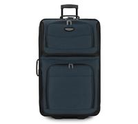 Travel Select Amsterdam - Equipaje Vertical Extensible con Ruedas, Navy, Checked-Large 29-Inch, Amsterdam - Equipaje Vertical Extensible con Ruedas