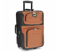 Travel Select Amsterdam - Equipaje Vertical Extensible con Ruedas, Orange, Carry-On, Amsterdam - Equipaje Vertical Extensible con Ruedas