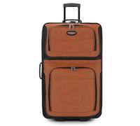 Travel Select Amsterdam - Equipaje Vertical Extensible con Ruedas, Orange, Checked-Large 29-Inch, Amsterdam - Equipaje Vertical Extensible con Ruedas
