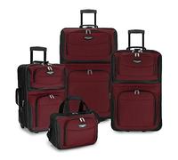 Travel Select Amsterdam, Juego de Equipaje Unisex Adulto, Burgundy, Talla única