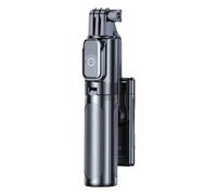 Travel Selfie Stick, Portable Tripod, 29.53 Inches, Handheld Stabilizer, Wireless Remote, Phone Holder, Action Camera Mount, for Photography, Recording, Hiking, Running, Sports