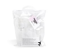 IDC INSTITUTE TRAVEL SET Bolsa transparente + 4 peças