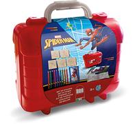 Travel Set - MULTIPRINT - 42817 - 5 tampons Spiderman, 10 crayons