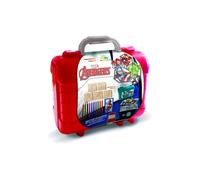 Travel Set - MULTIPRINT - 42873 - 5 tampons Avengers, 10 crayons