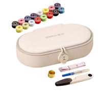 Travel Sewing Kit, 15.4x8.8x3.9cm Double Layer Case Repair Tools, Easy Carrying Repair Project Kit | Stylish For Business Trip Outdoor Adventure Dorm Daily Commuting Vacation Travel Hotel