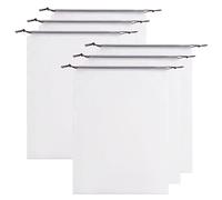 Travel Shoe Bag, Shoe Bags Organizer, 7.87x7.87in Travel Storage Pouch, Authentic Large Clear Portátil, Transparente Drawstring Backpack for Women, Teens, Suitcase, Tren Travel