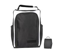 Travel Shoe Carrier - 32.5x23x14cm Nylon Organizer Pouch, Portable Bag | Zippered Design with Side Pockets and Handle For Gym Driving Range Course Backyard Outdoor Indoor Use