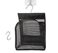 Travel Shower Bag, Portable Bathroom Organizer, Foldable Waterproof Storage Basket 20cm, Hanging Toiletry Bag for Camping Beach Pool Makeup Clothes Accessories Organizer, Space Saving Carry Case