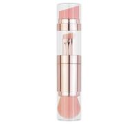Travel Size Makeup Brushes, 5IN1 Brush Sets, Compact Design, Travel-Friendly, Eyeshadow Applicators, Beauty Tools for Face and Cheeks, 1.06x1.06x5.28 Inch