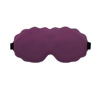 Travel Sleeping Aid Mask Blockout Light Sleep Memory Foam Eyeshade Blindfold Masker Face Eyepatch(Dark Purple)