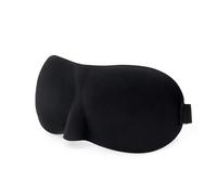 Travel Sleeping Mask Eyepatch Blindfold Light Eye For Slaapmasker Night Aid Sleep Patch(Black Normal)