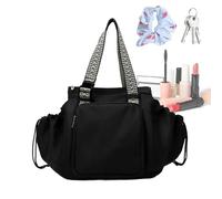 Travel Storage, Yoga Bag, Large Capacity Versatile Spacious Stylish Multi Purpose Lightweight Compact Duffel Bag for Women, 32x35x23cm, Black, Blue, Beige, Gray, Khaki, Brown