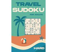 Travel Sudoku for Adults | Hard: 180 Large Print Puzzles | Beach & Holiday Brain Games for Adults and Seniors | with Answers