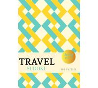 Travel Sudoku - Hard - 100 Puzzles: Pocket Sudoku Puzzle Book for Adults - Compact Size - Yellow & Aqua (A5 Aesthetic Sudoku - Hard)