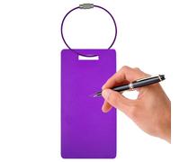 Travel Tags for Luggage | Long-Lasting Label Identifiers - 3.54x1.97 inches Airplane Travel Tags for Luggage | for Women Men Adults Plane Airplane Cruise Ships Business Trip High-Speed Rail Train
