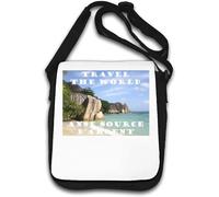 Travel The World ANSE Source d'Argent Cliffs - Bolso de hombro, color blanco, White, Talla única