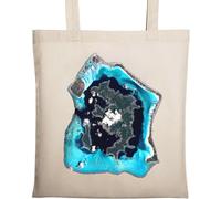 Travel The World Bora Bora Island from Space - Bolsa de algodón ecológico natural, color beige, beige, Talla única