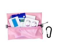 Travel Tissue Holder - Nylon Top Opening Pull-Open Paper Bag with Zipper