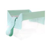 Travel Toiletry Bag, Clear Makeup Organizer, Magnetic Closure Storage for Bathroom Vanity, Leak Resistant Cosmetic Pouch, Impermeable Portable Travel Kit, Transparente Storage for Women Men, verde, Se