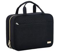 Travel Toiletry Bag - Foldable Toiletries | Cosmetics Makeup Bag, Skincare Organizer, Multipurpose and Portable Cosmetic Storage Organizer Case Reusable For Gym Showers, Overnight Stays