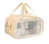 Travel Toiletry Bag, Multi-Compartment Makeup Organizer, Portable Storage Pouch, 10.63x5.12x6.69 in Ideal for Shampoo, Lotions, Facial Cleansers, Travel and Daily Use