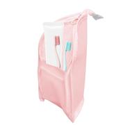 Travel Toiletry Kit Organizer, Hangable Storage Hotel Dorm for Camping Grooming Kit | Transparent PVC with Nylon Water Resistant, Upright Compartment Makeup for Toiletries Separation