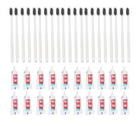 Travel Toothbrush - Brushing Tool, 20 Pieces Cleanser For Outdoor Hiking, Kit With Mint Paste, Hygiene Pack, Portable Scrubber For Hostels, Flights And Medical Facilities