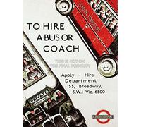 TRAVEL TRANSPORT LONDON BUS COACH HIRE RENT ICON DOUBLE DECKER UK FINE ART PRINT POSTER 30x40cm CC2158
