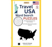 Travel USA Word Search Puzzles: Explore USA, Capitals, Cities & Landmarks - Expand Vocabulary, Boost Memory & Have Fun! All States Included (Geography Quests Puzzles)