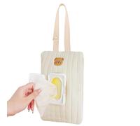 Travel Wipes Case | Reusable Wet Wipes Holder for Baby Car Stroller | Portable Hanging Wipe Dispenser Pouch with Easy Access Lid for Outdoor Travel Diaper Bag Girl Boy Nursery Daycare Use