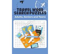 Travel Word Search Book: Word Searches with Easy to Read Print about Vacation, Trip and More | 6x9 inches, 101 pages | 50+ Puzzles ... Gifts for Vacations, Holiday, Birthdays and Free Times