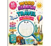 Travel Word Search for Kids & Adults: Easy Large Print Puzzle Book with Fun Travel Adventures and Complete Solutions (MindQuest Collection)