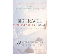 travel word search journal: Puzzle book | Help Relax and Fokus | 5.5x8.5 Inches | 130 pages | Solutions Included | Travel Size Activity Book |
