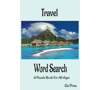 Travel Word Search Puzzle Book: Word Searches with Easy to Read Print abou USA, USA History, USA Patriotisms, and more | 6x9 inches, 100 pages | 50 + ... Gift for Vacations, Holidays, and Free Time
