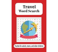 Travel Word Search Puzzle Book: Word Searches with Easy to Read Print about Travel, Places, Vacations, and More | 6x9 inches, 110 pages | 50+ Puzzles ... Gift for Vacations, Holidays and Free Times